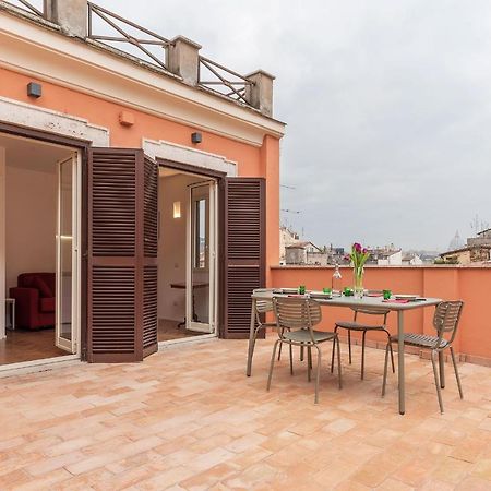 Apartment With Terrace In Via Del Pellegrino - FromhometoРим Екстериор снимка