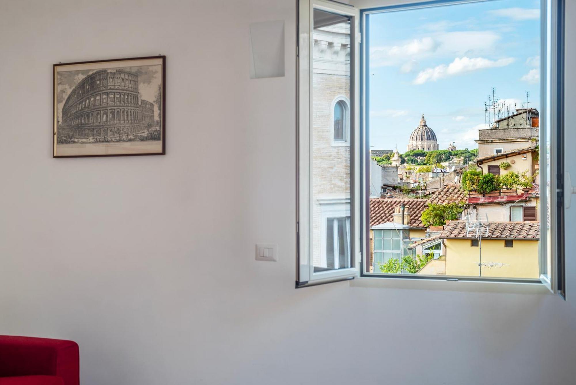 Apartment With Terrace In Via Del Pellegrino - FromhometoРим Екстериор снимка