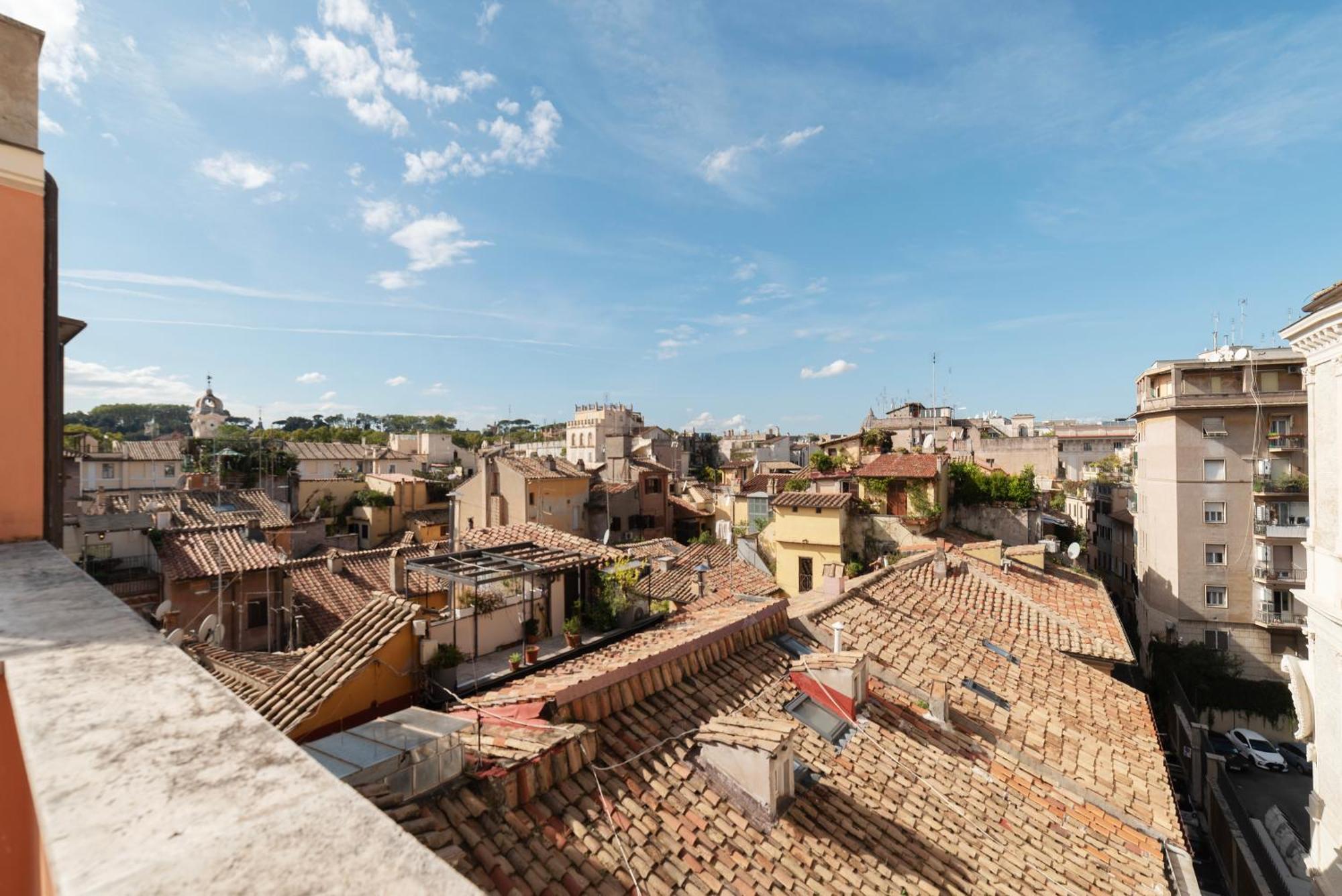 Apartment With Terrace In Via Del Pellegrino - FromhometoРим Екстериор снимка